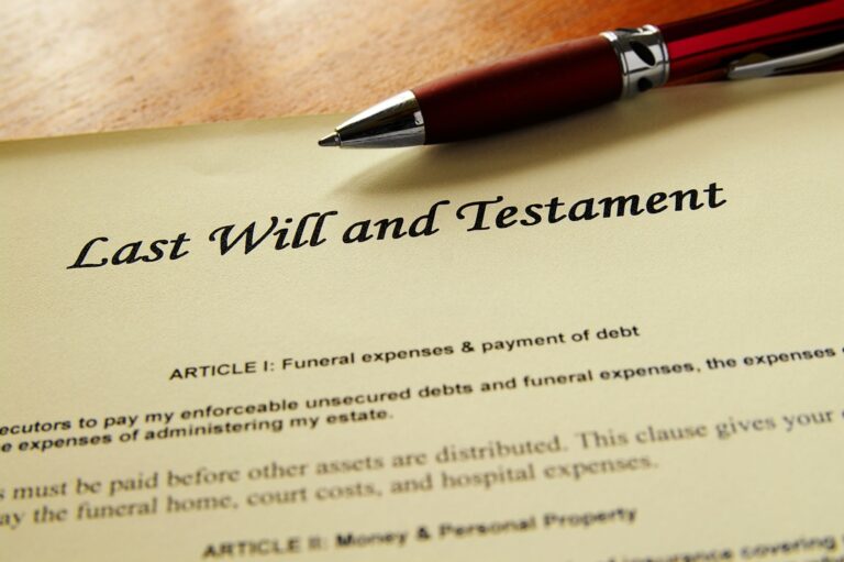 Will and testament